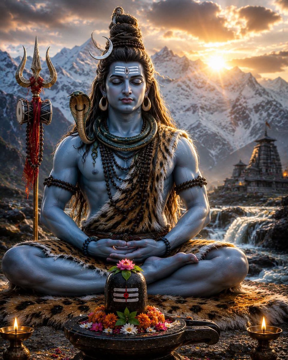 SANDEEP36415570's tweet photo. धराधरेन्द्रनंदिनीविलासबंधुबंधुर
स्फुरद्दिगंतसंततिप्रमोदमानमानसे।
कृपाकटाक्षधोरणीनिरुद्धदुर्धरापदि
क्वचिद्दिगंबरे मनो विनोदमेतु वस्तुनि॥🚩

        🚩🙏🏻ॐ नमः शिवाय🙏🏻🚩
         🚩🙏🏻हर हर महादेव🙏🏻🚩 https://t.co/l68lD7XEph
