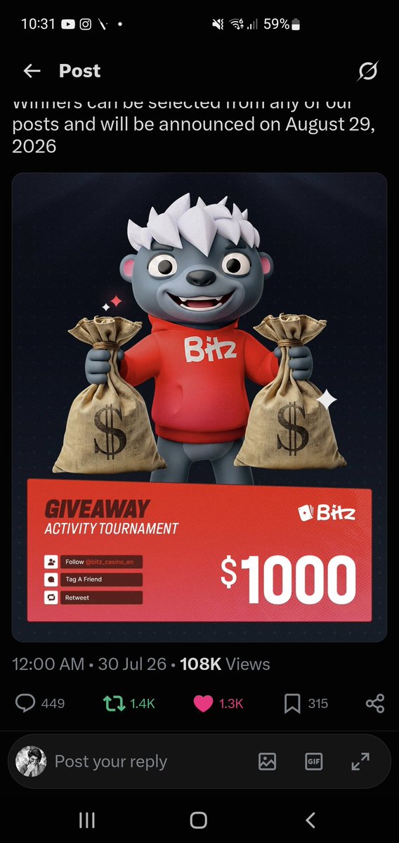 xcslover's tweet photo. @Tomas1120_ @bitz_casino_en https://t.co/ualxcjPG6m