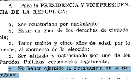 andresantosec's tweet photo. Dr. Oswaldo Hurtado, 

Lo he escuchado salir en defensa de la Revolución Ciudadana y protestar contra su inhabilitación electoral.  

¿Se olvida acaso que en 1977 usted fue designado a dedo por la DICTADURA MILITAR para redactar la Ley de Elecciones de 1978? Elecciones que usted iba a participar. (Decreto Supremo n.º 995)

Gracias a esa ley -hecha a la medida por usted- quedaron inhabilitados de participar en elecciones los populares candidatos Assad Bucaram, Carlos Julio Arosemena y Velasco Ibarra. Usted escribió el Art. 47 de esa Ley que estableció que los ex presidentes no podían ser candidatos y también la Disposición Transitoria Quinta que exigía que solo los candidatos de padres ecuatorianos podían ser candidatos a la presidencia.   

De esa forma usted sacó del tablero electoral a Assad Bucaram (nacido en Ambato), Carlos Julio Arosemena y Velasco Ibarra, eliminando de las elecciones a sus rivales, y gracias a aquello usted ganó con Roldós las elecciones del 79.  

Ninguno de esos candidatos tenía vínculos con el narcotráfico o lavado de activos como si los tiene la Revolución Ciudadana que usted defiende.  

¿Por qué no defendió el derecho de participar de Don Buca, Velasco o Arosemena? Usted hizo todo lo contrario: se benefició políticamente de esa inhabilitación electoral confeccionada por usted mismo en el 1977. 

Señor Hurtado, los partidos vinculados al crimen organizado no tienen derecho a participar. El Mal no tiene Derechos y el doble estándar ya no tiene cabida. 

Soy joven pero le recuerdo la Historia que usted mismo escribió. 

FIRMES POR ECUADOR 🇪🇨