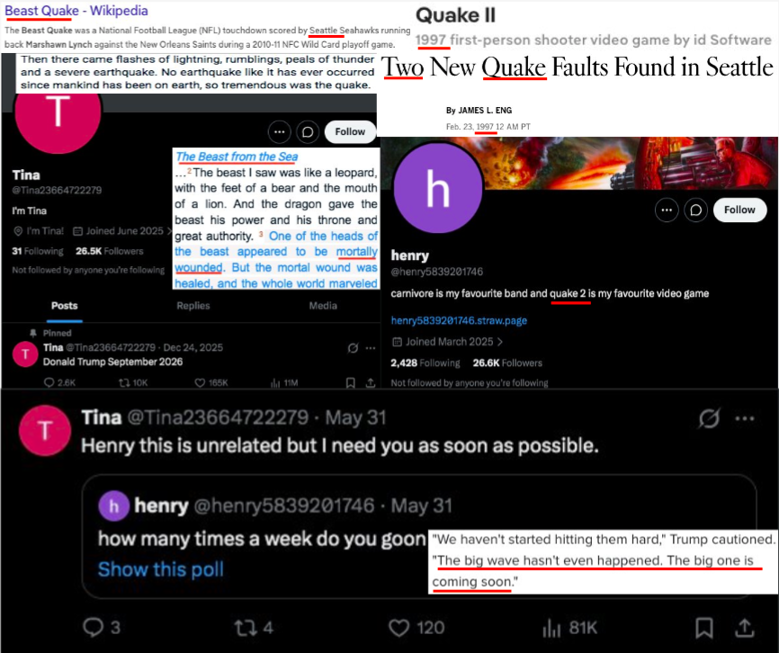 puppy_trades's tweet photo. 🧐
nah... September would be too obvious
#Earthquake #TrumpEvent #FriendlyEsotericDudes https://t.co/kKY4nihVlr
