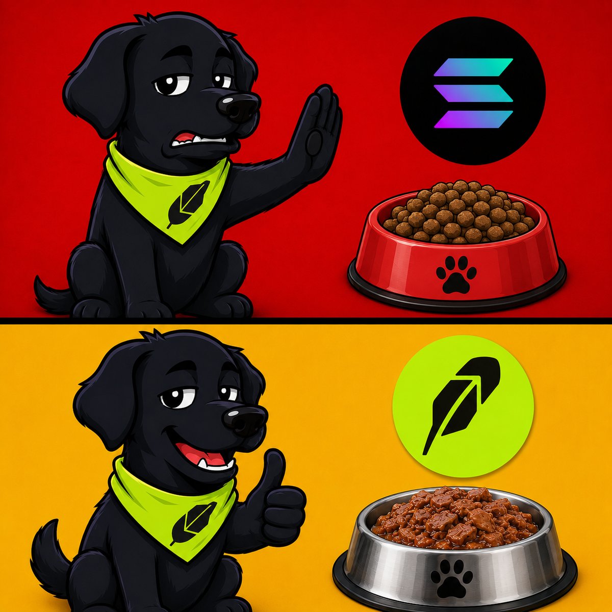 cooperdogrh's tweet photo. Robinhood Official loyal Dog 
The community keeps getting stronger.

$COOPER is more than a meme—it's a tribute to Robinhood's beloved office dog and the people building on Robinhood Chain every day. https://t.co/35r0hYHv3y