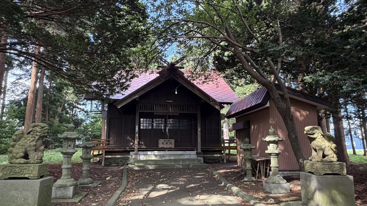 _eigo55List's tweet photo. 8511番
北海道森町
鳥崎稲荷神社
https://t.co/dQnhCo0n65

鎮守の森がとてもよい
 #神社スタンプラリー #神社 #神社巡り #北海道 #北海道の神社 #狛犬 https://t.co/VWqYV8oqPV