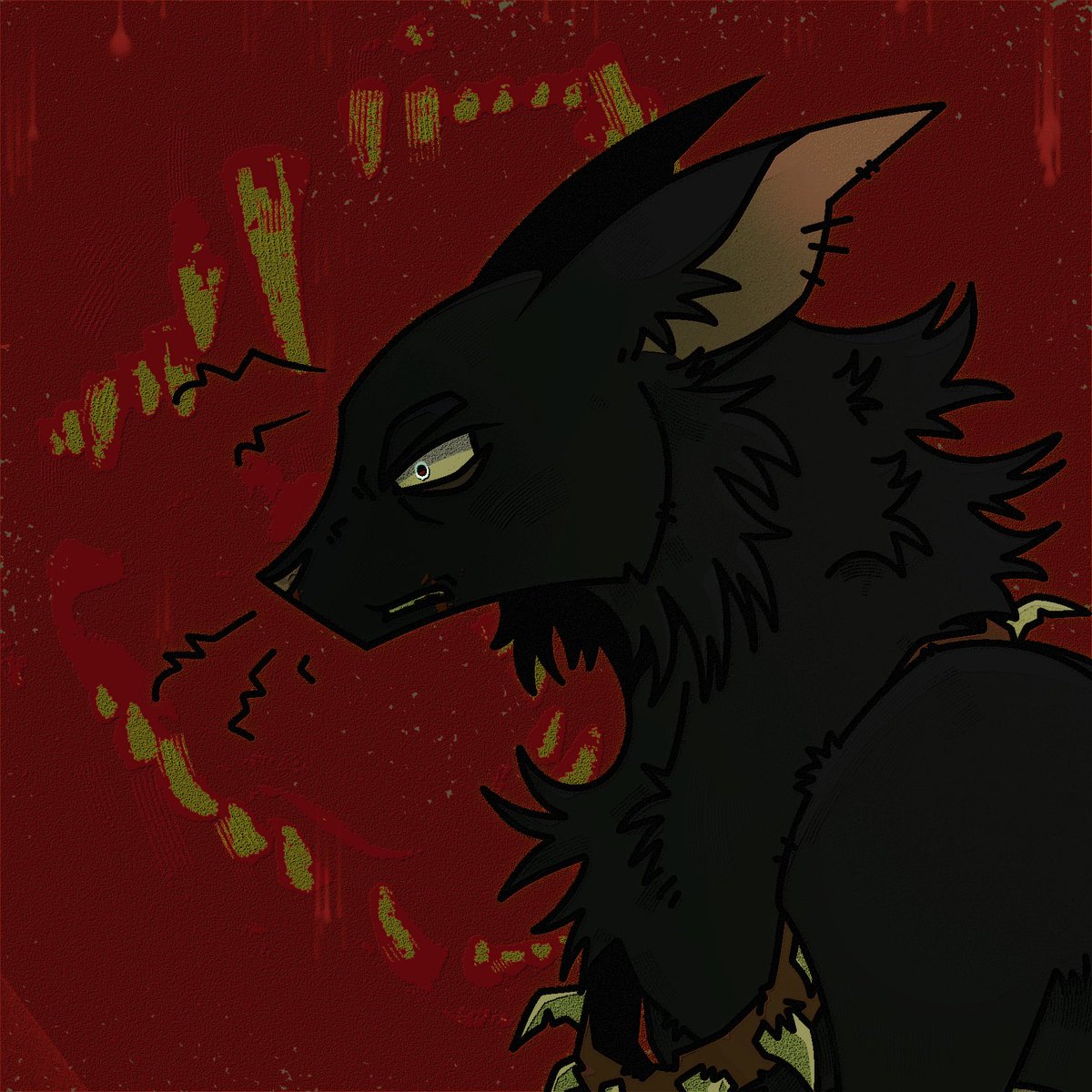FRYKENSTEINED's tweet photo. Cat with little man syndrome 
newest —> oldest 
#warriors #warriorcats #wctwt #scourge https://t.co/NE5lh5iCO2