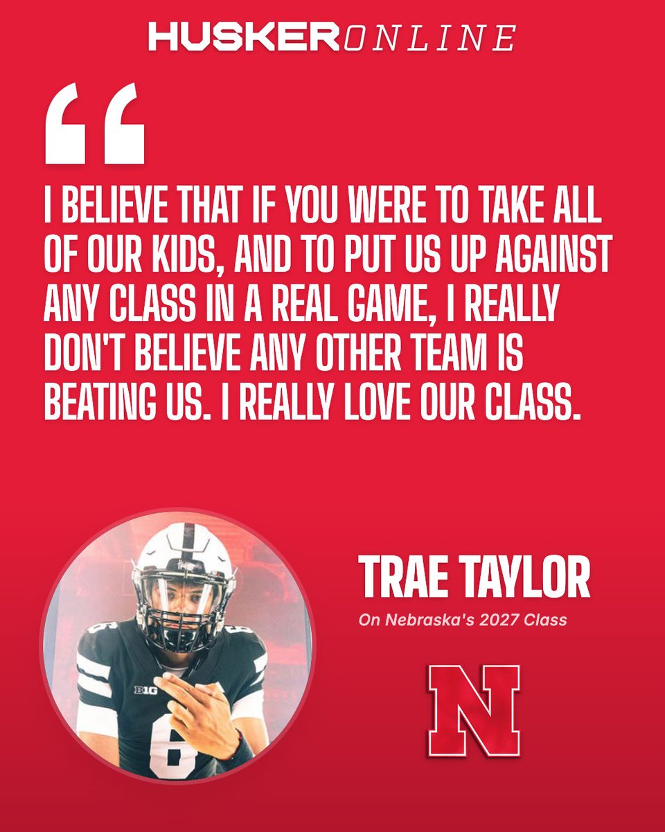BryanMunson_'s tweet photo. Trae Taylor had a busy and rewarding summer. The Elite 11 MVP earned his fifth star and is the No. 1 quarterback in the 2027 class. His success is a testament to his hard work. Taylor is ready to lead Millard South this fall.

More: https://t.co/NlE0RjmVyK https://t.co/gZi3sIzXaX