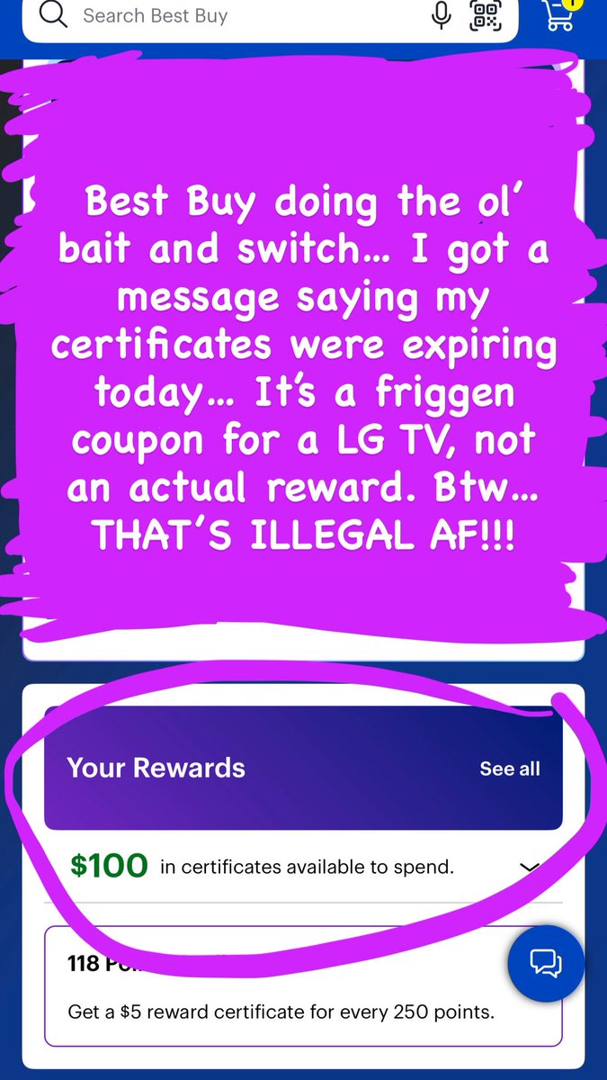OLeapingLizard's tweet photo. @BestBuy I’m irked… https://t.co/LXBmwfL7Eu