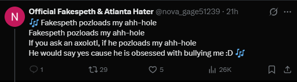 Hunter123603's tweet photo. @nova_gage51239 WE bully you because your a greasy pedophile https://t.co/FuyHE1LK1m