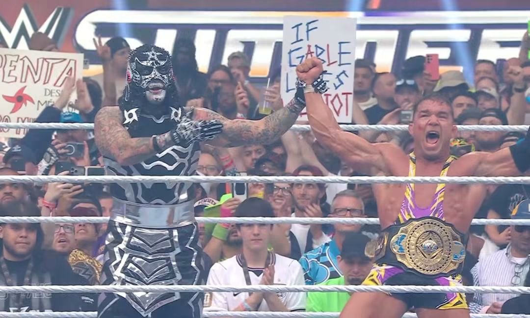 zumer_oficial's tweet photo. Después de Shorty G, las lesiones, los tag team infinitos, las oportunidades robadas, las decenas de luchas de calidad élite y 10 años de espera. 
Chad Gable ha ganado su primer campeonato individual.

THANK YOUUUUUU https://t.co/PbMCdSMNJG