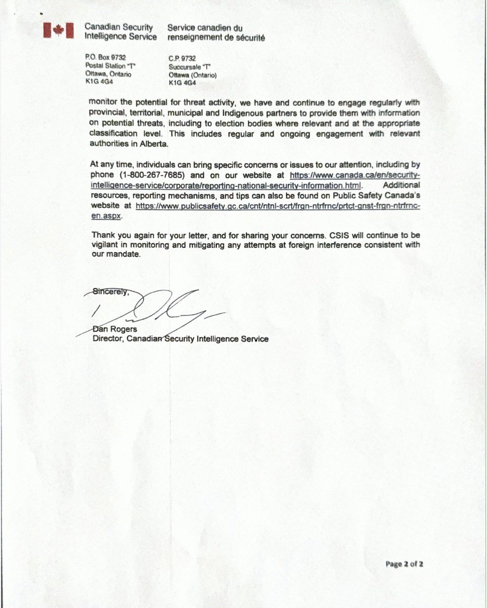 nenshi's tweet photo. Update: Here is the full letter. In an attempt to highlight a certain section, it appeared as redacted. https://t.co/lE6clkIdf8