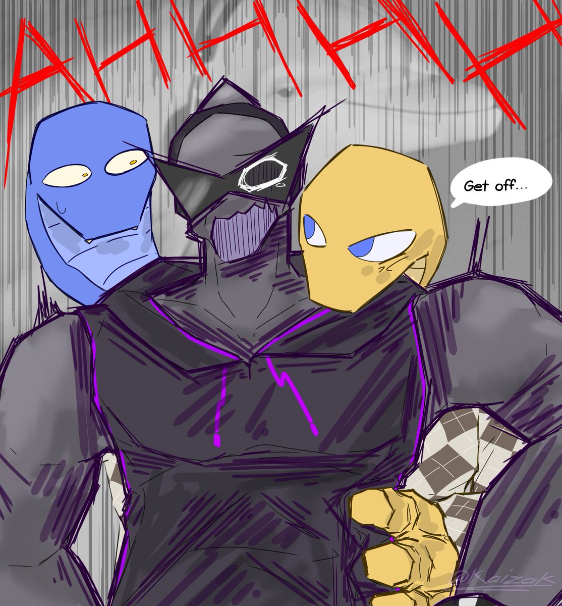 KaizaKkkkk's tweet photo. On their defense, he was sitting on top of them like they're a cushion.

#toonsuniverse #discard #GuidoandRossum https://t.co/0BmXik34ja
