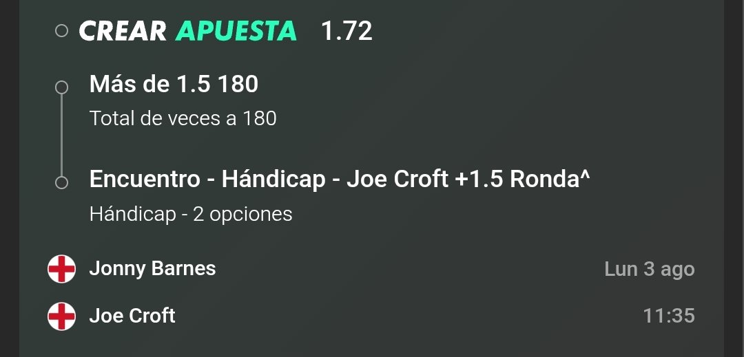 KhalifaHub69's tweet photo. ๐งต HILO | Modus Super Series ๐ฏ
Jonny Barnes ๐ Joe Croft
๐ฏ Pick: โ
Joe Croft gana
โ
Joe Croft +1.5 legs
Stake: 2/5 โญโญ
#ModusSuperSeries #Darts #DartsBetting #BuenaVistaCashOutClub https://t.co/Lw9aK9mBoR