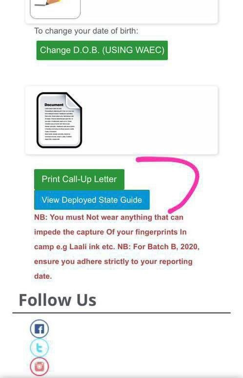 Moore11695845's tweet photo. HECK ATTACHED PHOTO* 

☝️ This is how your dashboard will appear once Call Up Letter is out … 

You’ll click on *”Print Call-Up Letter”* to check your deployment state. https://t.co/XYQgVI9UEd