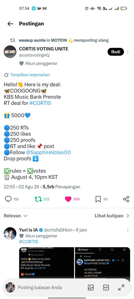 Hannasimaa's tweet photo. @cortisvotingHQ @SapphireVotes00 #CORTIS https://t.co/DO2t7OkJBA