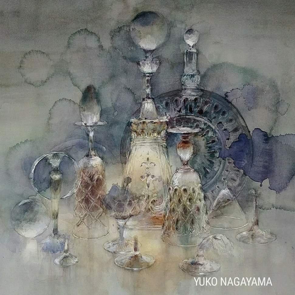 yuko_nagayama's tweet photo. こんな涼しい日があるなんて。

今日の空気は、自分の絵に例えたらこんな感じかも。 https://t.co/p3wbBelugg