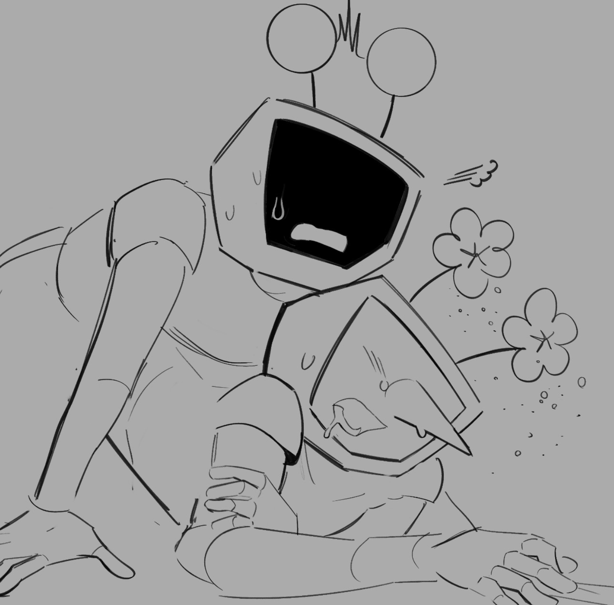 Pricklypineeee's tweet photo. I'm sorry flower i'll draw your comic someday (after i stop drawing you getting dicked) #deltaruined https://t.co/PALn0mQQgE