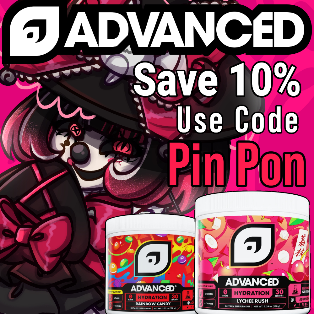 CircusBatty's tweet photo. PINN PONN!!! Well met, Everybatty!!!✨
We are kicking off the start of August with ADVANCEDgg!! I am sharing some of my favorite flavors with youuuu!!
Use code: Pin Pon for 10% off your next purchase!!!
#CircusBatty