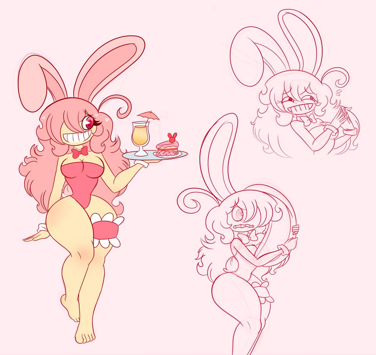 Limbros's tweet photo. One more bunny post for bunny day 
With Melody 
#バニーの日 https://t.co/xrUaEIPUD0