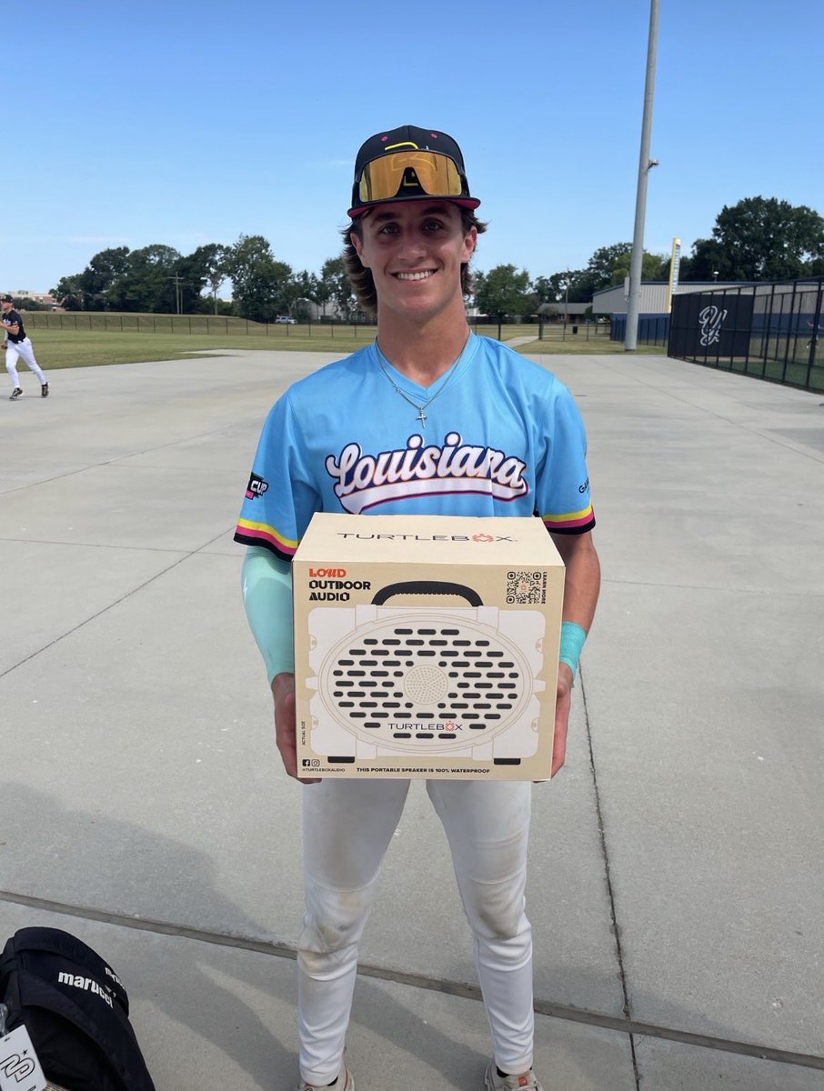 Walker_Caro1's tweet photo. I had a blast playing for team Louisiana this weekend in the 2D Southeast Cup! Played great competition and loved my teammates.

Stats: 3-6 with 2 doubles, 1 single, 2 walks and a HBP, 2 RBI and 5 Runs scored, 99.5 EV, 83 OF Velo, 6.8 60 Yard Dash and tournament MVP recognition! https://t.co/gGUYzcQSgd