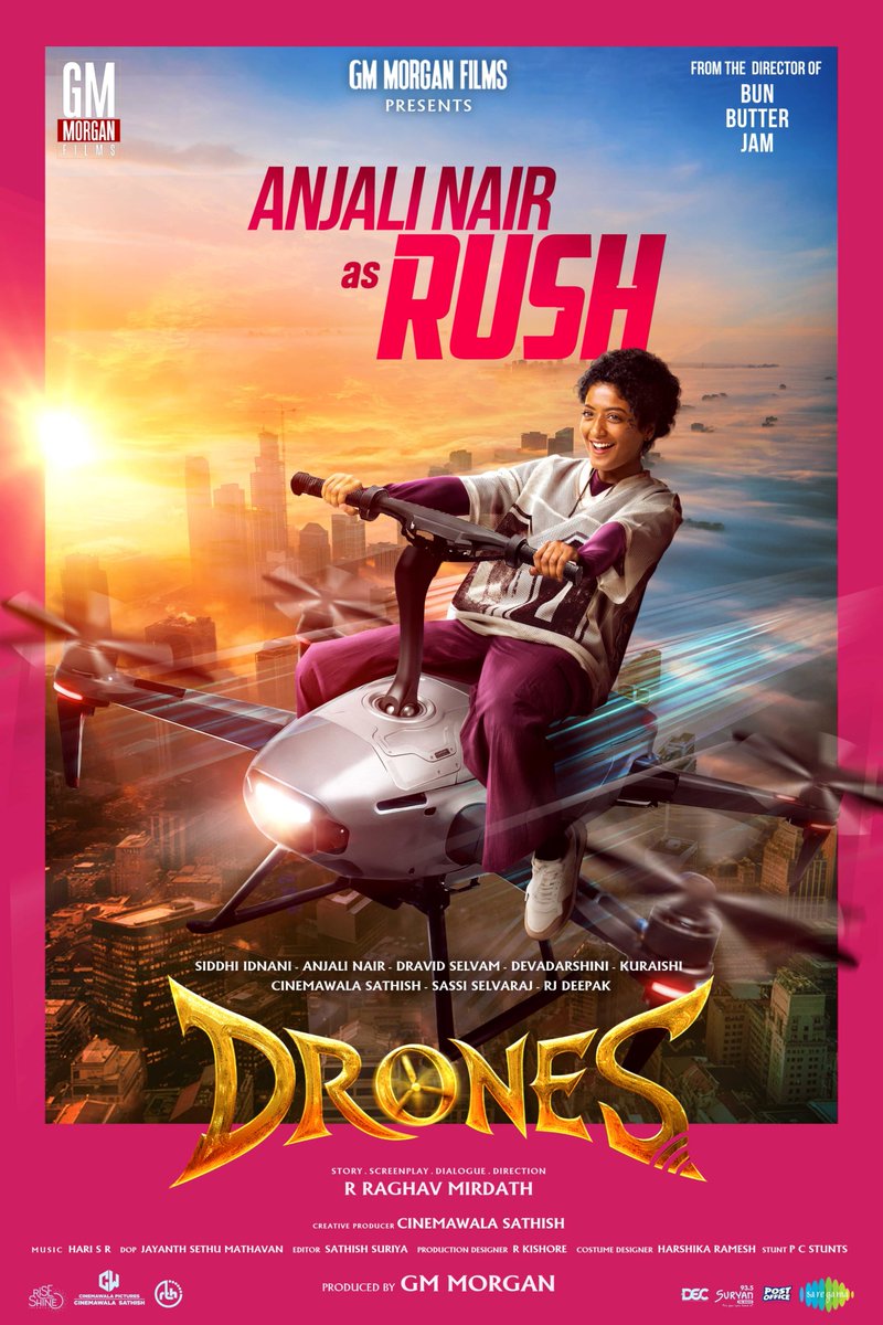 V2Cinemas's tweet photo. .@ianjalinair as one of the female leads into the surreal world of #DRONES 🛸

- A mind bending cinematic experience is loading 🎬

#RaghavMirdathNext #GMMorgan #FantasyHorror https://t.co/OaRtKOJWZc