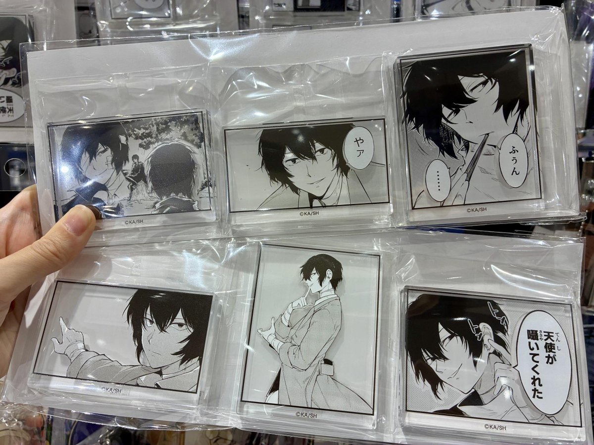 🖋️ #文豪ストレイドッグス 新入荷 ・コマプレートスタンド3個セット