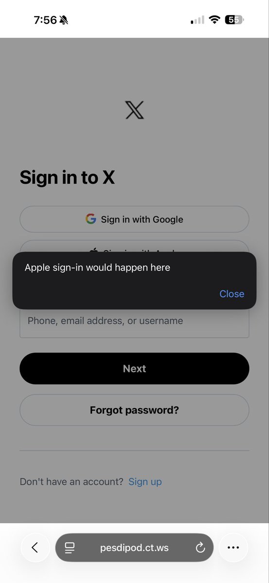 himalyahs's tweet photo. DONT GET UR TWITTER HACKED. 

GUYS if you open this link DO NOT ENTER YOUR CREDENTIALS. seeing so many ppl get got

1min of investigation shows these amateur SLOPPY attempts at phishing &amp; its working

ghost button functionality and dead obvious links https://t.co/AGKjKB28jY