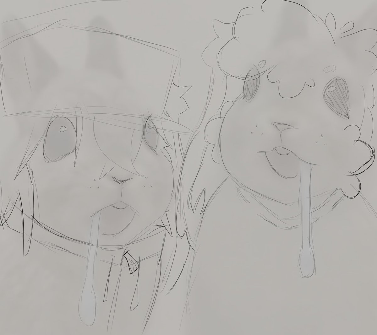 Mintoshaku's tweet photo. happy bunny day (bunny me and friend rotoscoped over stupid) https://t.co/6Yrvr2ufTW