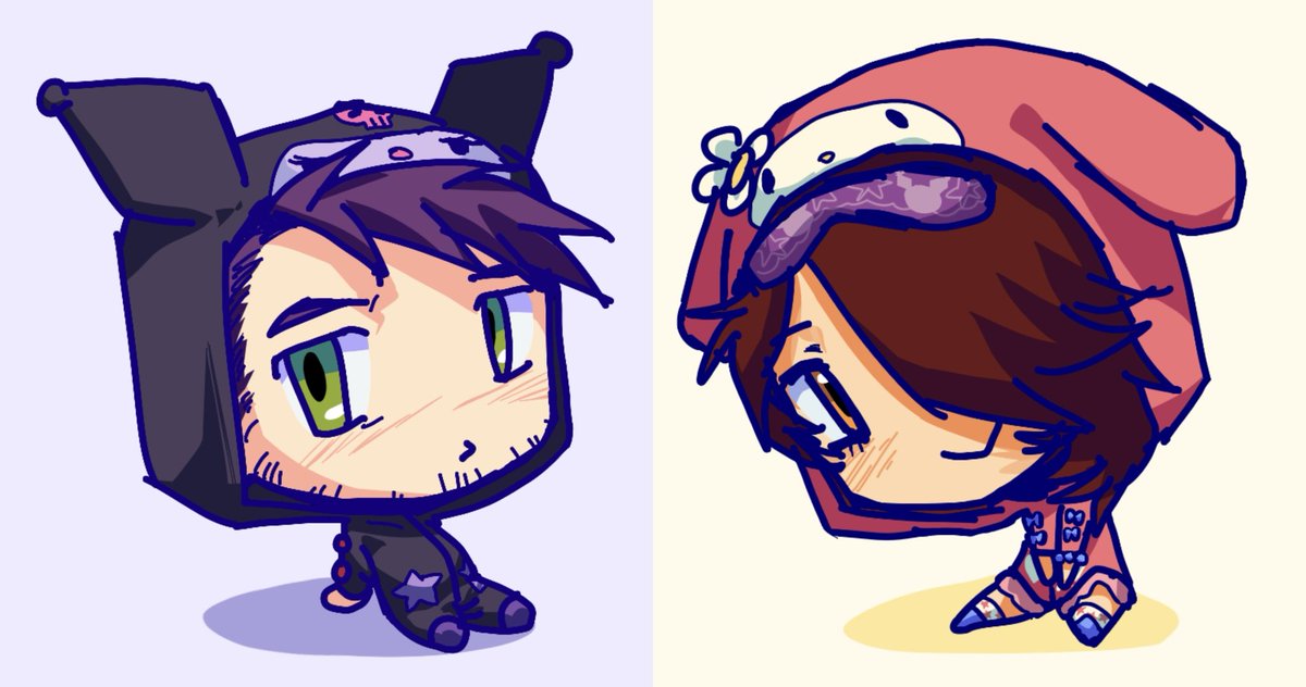 Hilary1g's tweet photo. 是我约的稿件…
因为太可爱，我要带着它们到处展示。
….太可爱了！！！
 #stardewvalleyshane
#stardewvalleyoc https://t.co/KOEja3dZF7