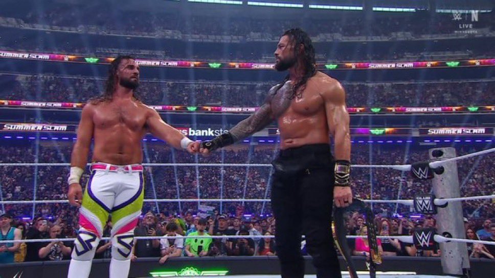 TGHNQ's tweet photo. #SummerSlam 🐐🐐😪 https://t.co/4Bg9lcbsty