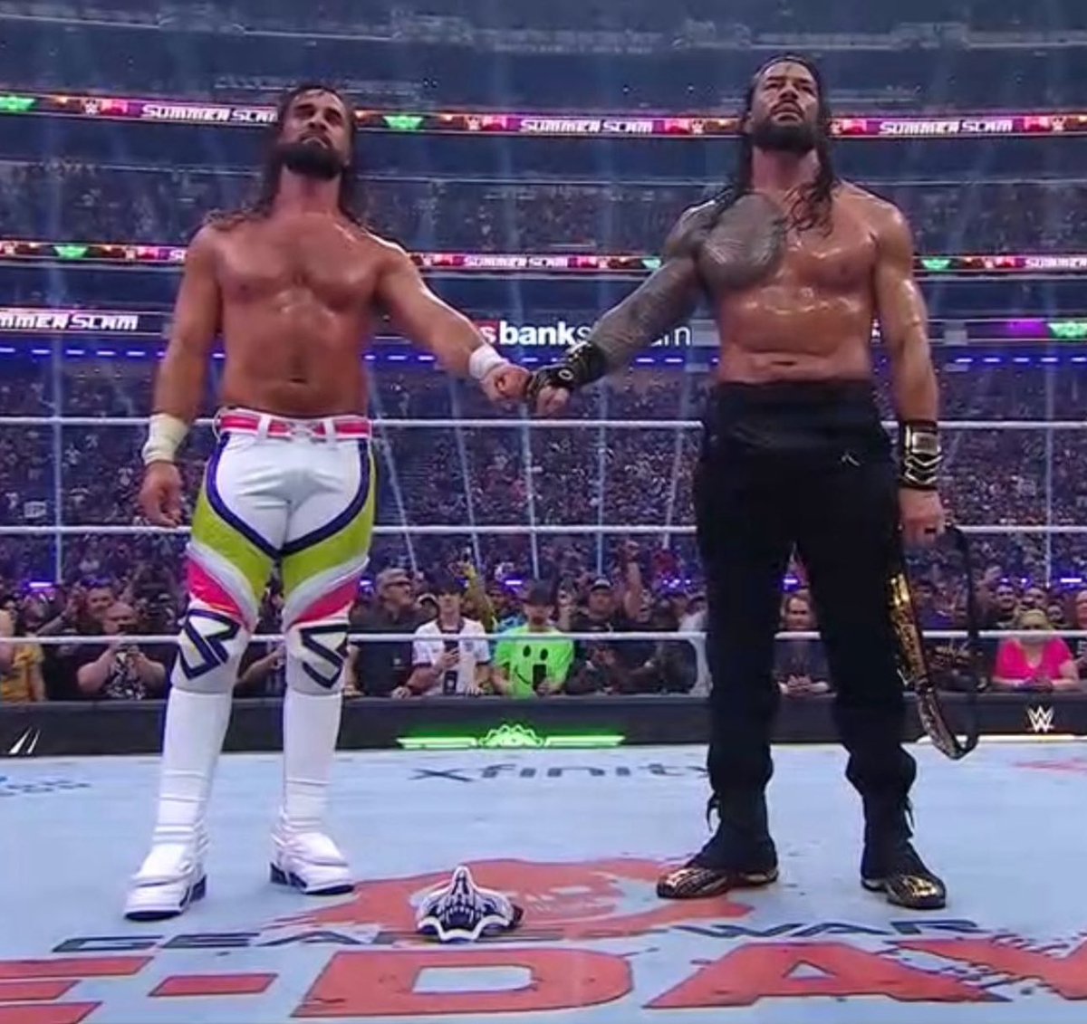 dominikstendies's tweet photo. holding a space for dean. forever their brother.
#SummerSlam https://t.co/RLQODNHcxI