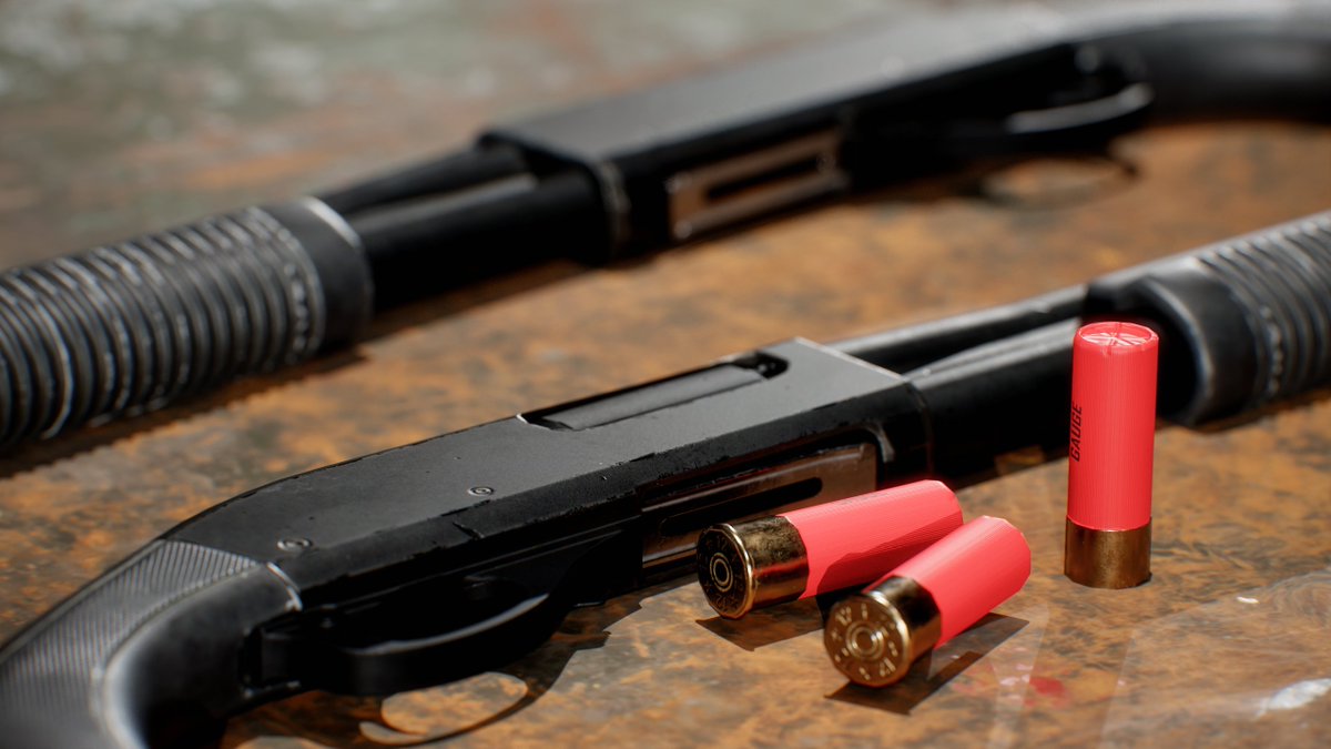 JP3D_'s tweet photo. Hard surface practice: Remington 870 Pump-Action Shotgun. 🛠️ Detailed PBR textures, while keeping a low poly count (6.9k) Let me know what you think!
📩 DM for business inquiries/commissions.

#RobloxDev #Roblox #RobloxArt #3DModeling https://t.co/d0FFCwQfRB