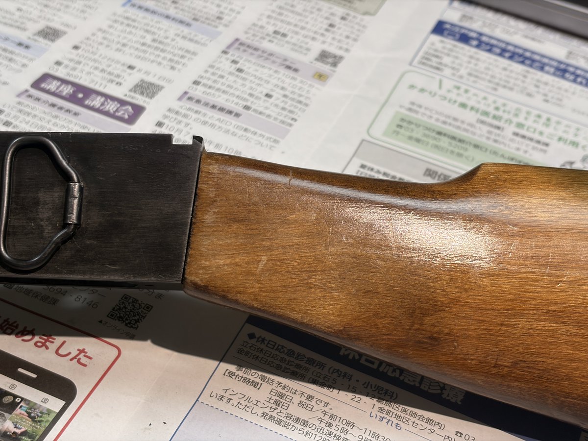 yousunics's tweet photo. totti様LCT &amp; RSベース
56式自動歩槍外装改修チューニング
ストック部は電動ガン、LCTフレーム構造に合わせ造形、位置合わせ
今回は下部バンドはそのまま使用するとのことなので少し深めになります
スクリューはGBB用のタッピングスクリューを使用！ https://t.co/ess0Q3eWYD