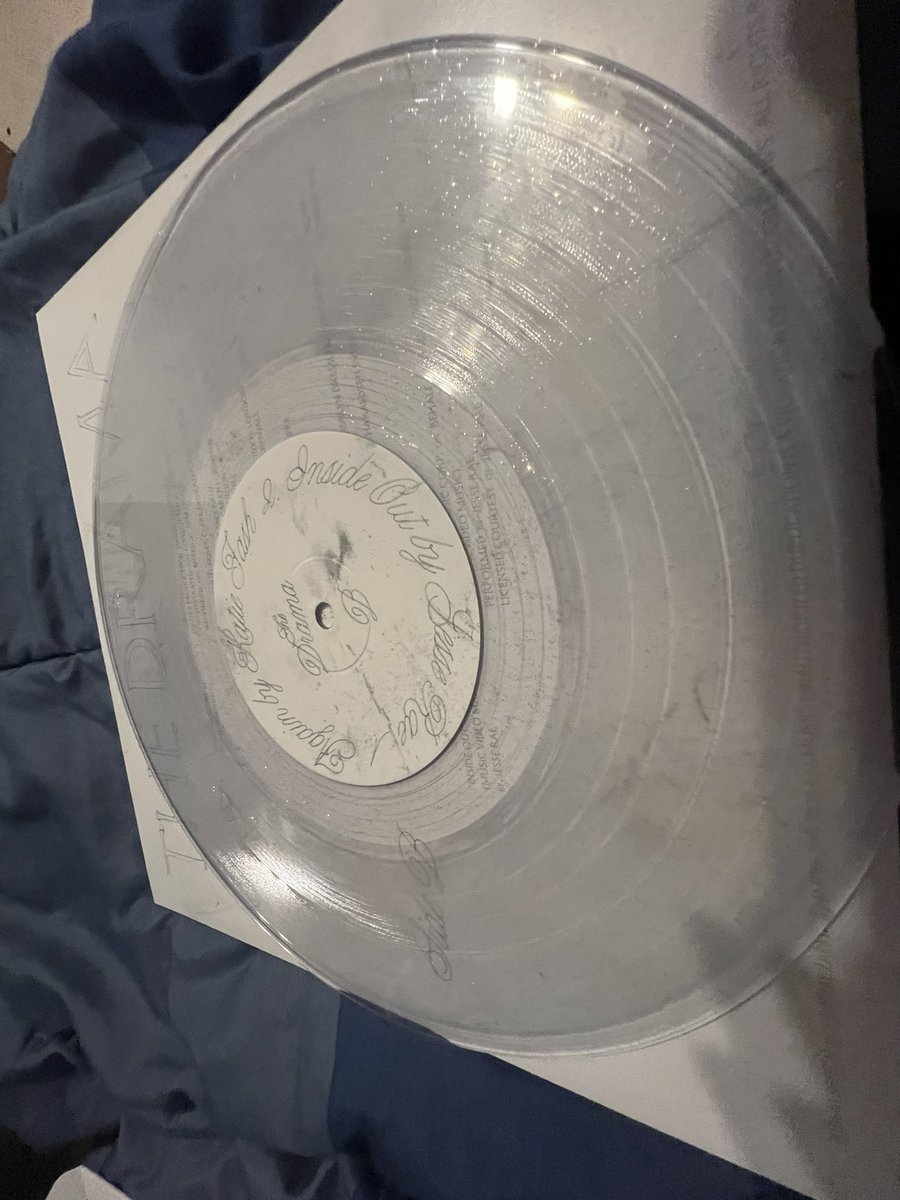 ZackAsAlways123's tweet photo. Vinyl record for The Drama 🥹 https://t.co/0TrhSRLDsh