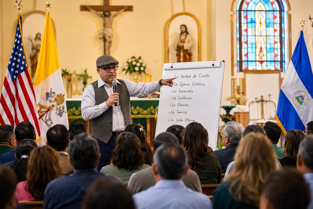 ervin_siles's tweet photo. Que el Señor Jesucristo siga bendiciendo su apostolado y le conceda siempre sabiduría, humildad y caridad para anunciar la verdad del Evangelio.

Como dice la Sagrada Escritura:

«Estén siempre dispuestos a dar razón de su esperanza a todo el que se la pida; pero háganlo con dulzura y respeto.»
1 Pedro 3,15-16
Y también:
«Vayan, pues, y hagan que todos los pueblos sean mis discípulos.»
Mateo 28,19

Que el Espíritu Santo lo ilumine siempre para que toda enseñanza que compartan conduzca a las personas a Cristo y a su Iglesia.

¡Dios les bendiga abundantemente! Un fuerte abrazo en Cristo y en la Santísima Virgen María.