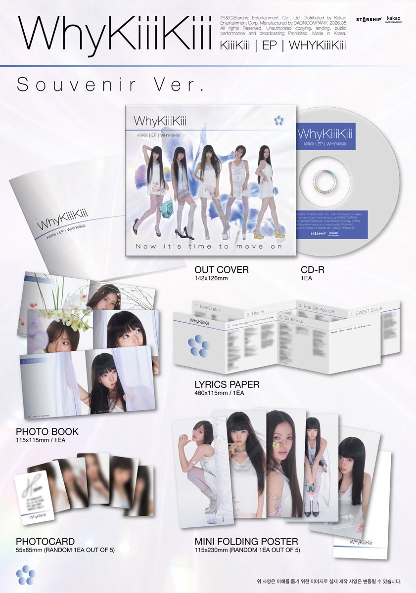 We_KiiiKiii's tweet photo. [📢]
KiiiKiii EP [WhyKiiiKiii] 
Album Details - SOUVENIR ver.

✔ PRE-ORDER : 2026.07.20 (MON) ~
🔗 https://t.co/IoyjenJUYY
 
#KiiiKiii #키키
#PopOffPopOff #WhyKiiiKiii 
#KiiiKiii_PopOffPopOff #KiiiKiii_WhyKiiiKiii https://t.co/rcG6858rL4