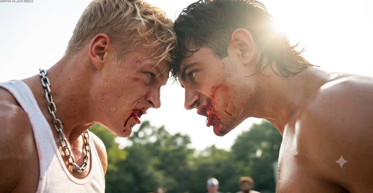 ALPHABATTLEAI's tweet photo. JACK VS GRIFFIN 
2:30 VIDEO
99 IMAGES
AVAILABLE ON PATREON
https://t.co/uOpZTp94xL https://t.co/TvJxQ2avAy