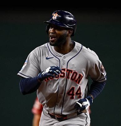 DanClarkSports's tweet photo. Yordan Álvarez Triple Crown Watch

𝗕𝗮𝘁𝘁𝗶𝗻𝗴 𝗔𝘃𝗲𝗿𝗮𝗴𝗲
.330 (1st) - leads Yandy Diaz by .029 

𝗛𝗼𝗺𝗲 𝗥𝘂𝗻𝘀
35 (1st) - leads Ben Rice by 4

𝗥𝘂𝗻𝘀 𝗕𝗮𝘁𝘁𝗲𝗱 𝗜𝗻
84 (1st) - leads Ben Rice by 11 https://t.co/a6rYHGeJXH