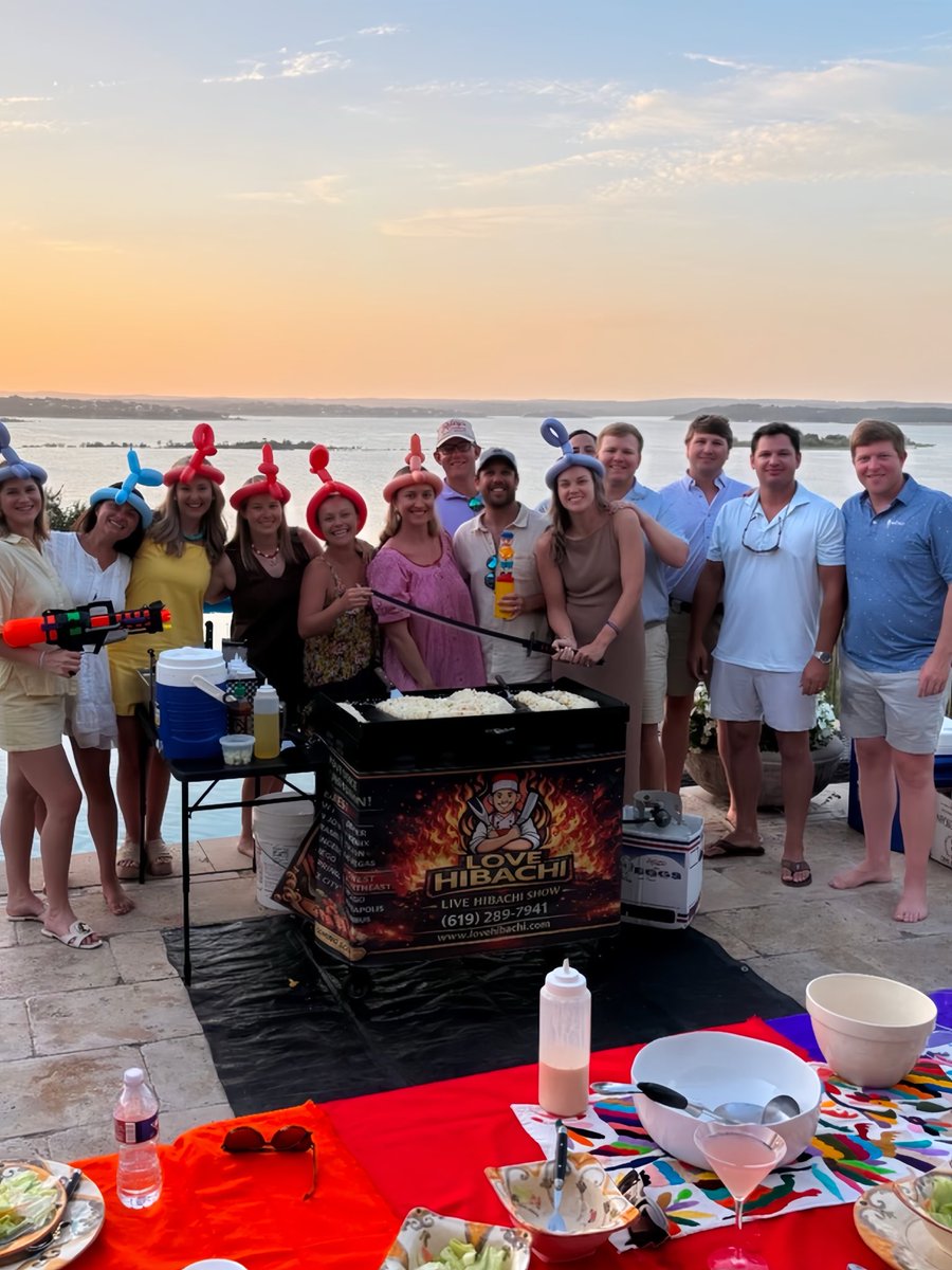 lovehibachi's tweet photo. 🔥Elevate your celebration with a live hibachi party right at your venue.
🏡Lakefronts, beaches, backyards, vacation homes — we set up anywhere. Make your gathering one everyone will talk about.
#LoveHibachi#BackyardParty#HibachiCatering#PrivateEvent#BirthdayParty https://t.co/kDEwJuX4S6