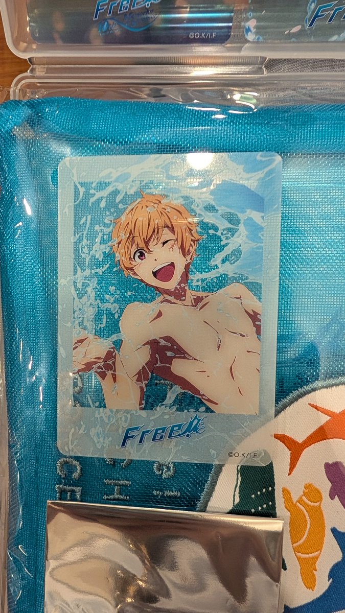 soukoku15's tweet photo. 【交換】Free! オーケストラコンサートクリアカード

譲：渚
求：画像の青丸のもの

都内手渡し可能
京都公演の昼も参加するので入場前などで交換も可能です。
よろしくお願いいたします！

#free  #オケコン https://t.co/98yuVDpXsC