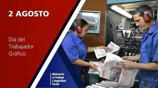ServacCuba's tweet photo. #Cuba 🇨🇺 | “Hoy celebramos a los trabajadores gráficos de nuestro país. Con talento y dedicación, transforman ideas en imágenes que inspiran y comunican.”
#SERVAC 
#AviaciónCubana https://t.co/Rjz7RFH1Uf