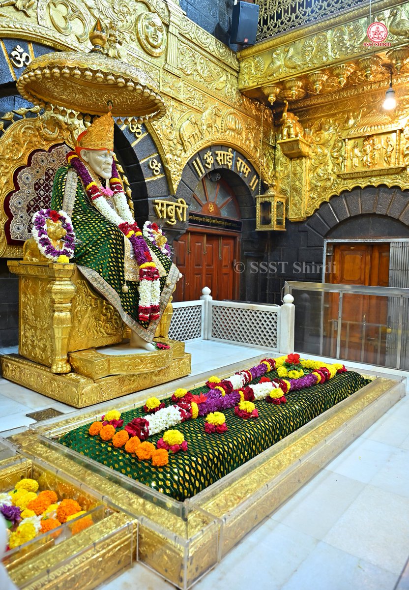 SSSTShirdi's tweet photo. *!! ॐ साई राम !!*
*श्री साईबाबा संस्थान विश्वस्त व्यवस्था,शिर्डी*
*!! ॐ Sai Ram !!*
*Shri Saibaba Sansthan Trust, Shirdi*
≈≈≈≈≈≈≈≈≈≈≈≈≈≈≈≈≈ 
*आरती :- शिर्डी माझे पंढरपुर*
*सोमवार ०३ ऑगस्ट २०२६*  
*Aarti :Shirdi majhe Pandharpur*
*Monday 03 August 2026* https://t.co/AXXQNHS8ka