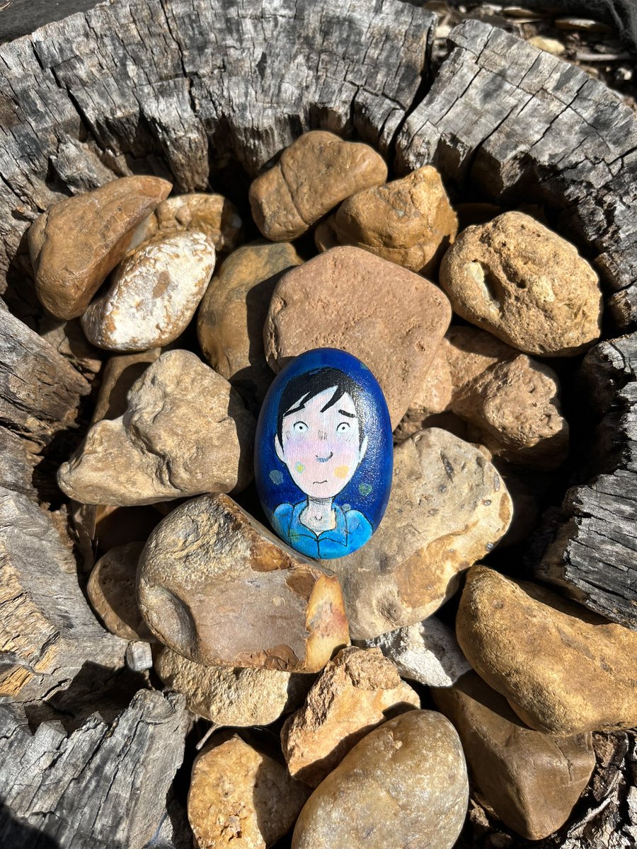 ZHEbuzz's tweet photo. 58: #AFirstTimeForEverything by @dsantat. Hidden where one might play mini golf as of 2:07 PM 07/31/26.  #rockart  #paintedrock #readingrocks #katytx #rockhunt #summerreading https://t.co/BsLfSLrSrg