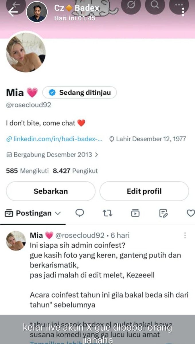 Autosultan_team's tweet photo. GM , Para mutual cenblue 

Mau ngabarin kalo Akun nya badex kena hack dan username terganti (@rosecloud92) 

jangan ladenin kalo ada dm  aneh aneh dri akun tsb

note :  kata nya satu satunya conecting dapps itu paybox dari @moonpay .

yang sempet garap juga kemarin jangan lupa revoke buat jaga jaga
