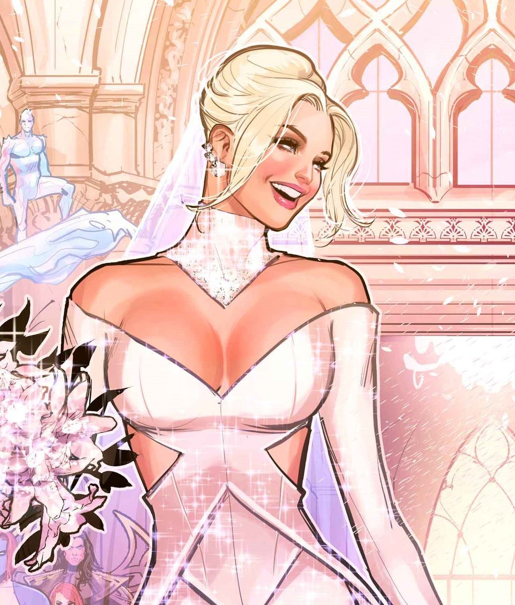 THEMYSClRANS's tweet photo. Lukas Werneck draws Emma Frost perfectly like that’s big mama https://t.co/FiS5Ucr8g2