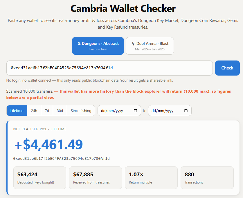 Neslie_eth's tweet photo. $4,461 earned from my entire @playcambria Dungeon journey. 💰

Countless dungeon runs, hours of grinding, and consistently sharing strategies with my community have made it all worth it.

The best part? @playcambria  hasn't even TGE yet. 👀

Excited to see what's ahead. https://t.co/cyrXLGYii4