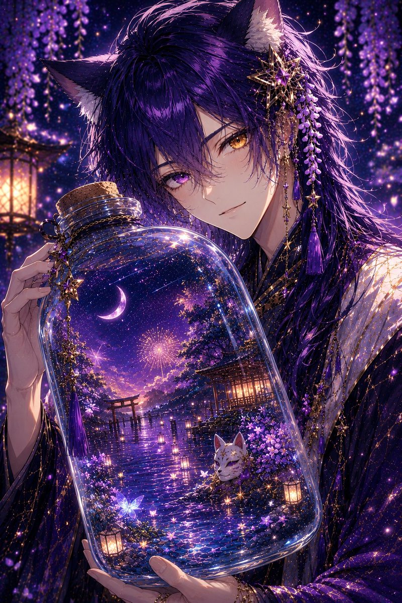 sora13946's tweet photo. 侍おにぎりさん、いつも素敵なプロンプトありがとうございます✨
今回もお借りしました!
素敵な瓶の中の景色が見られました😊
#AIイラスト
#ProjectYoisei https://t.co/XVIBn8YTv7