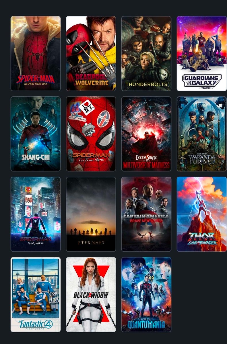 Flaxorz's tweet photo. @AxelTalksFilm I liked them all except for Quantumania https://t.co/LM0f3mf33G