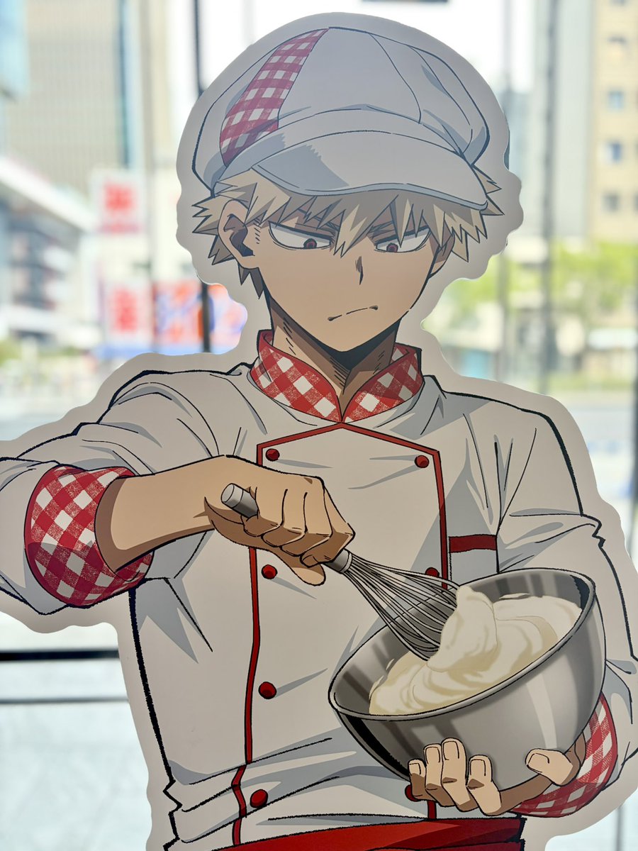 ktk_izk03's tweet photo. マリオンクレープ 爆豪パネル 🍓🥣🤙🏻 https://t.co/HIWV4iXIkk