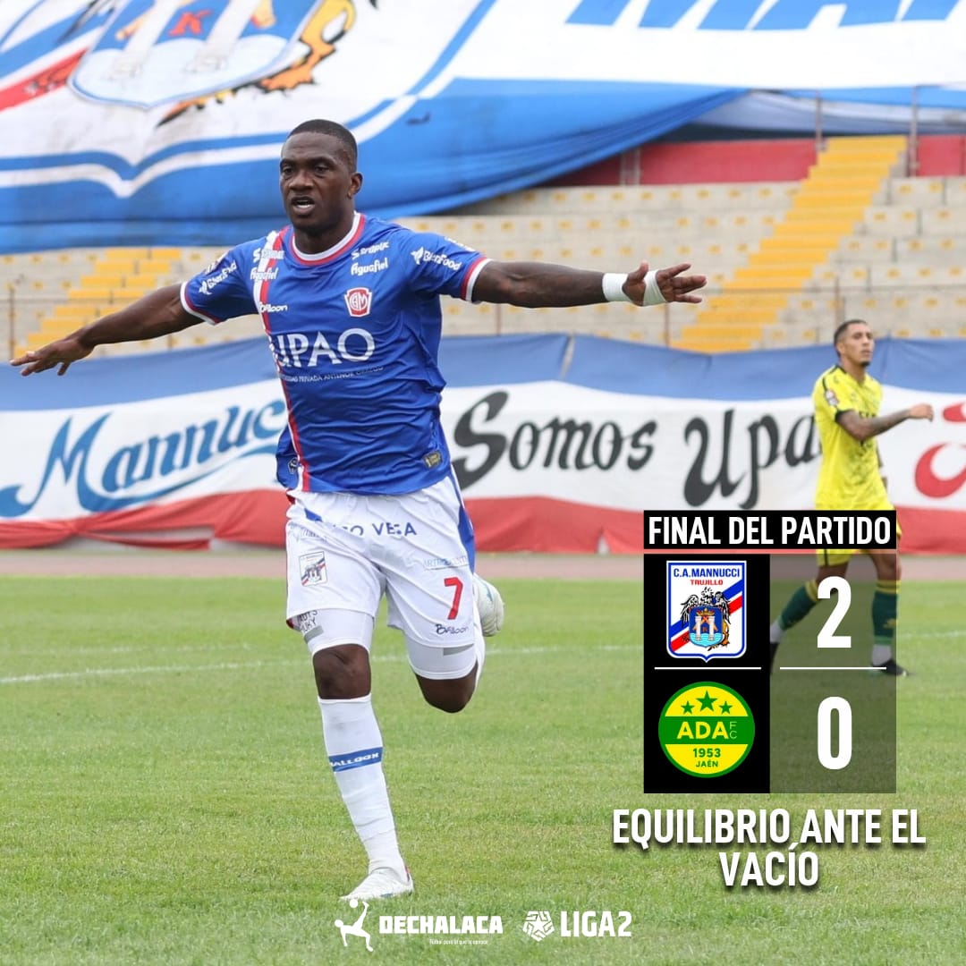 DeChalaca's tweet photo. 🇵🇪 #Liga2 - Fase Regional - Grupo 1 - fecha 12
🏟️ ¡FINAL EN EL MANSICHE!
Mannucci 2 (Miguel Ángel Murillo 21', Gilmar Rodríguez 53') - ADA Jaén 0
⚠️ Mannucci le ganó a ADA por primera vez en seis enfrentamientos oficiales entre Liga2 y Copa Perú
🔝 #ElCapo Gilmar Rodríguez (15)
La Ficha 👉 https://t.co/Sf5kSx6oHA
📸 Prensa Carlos A. Mannucci