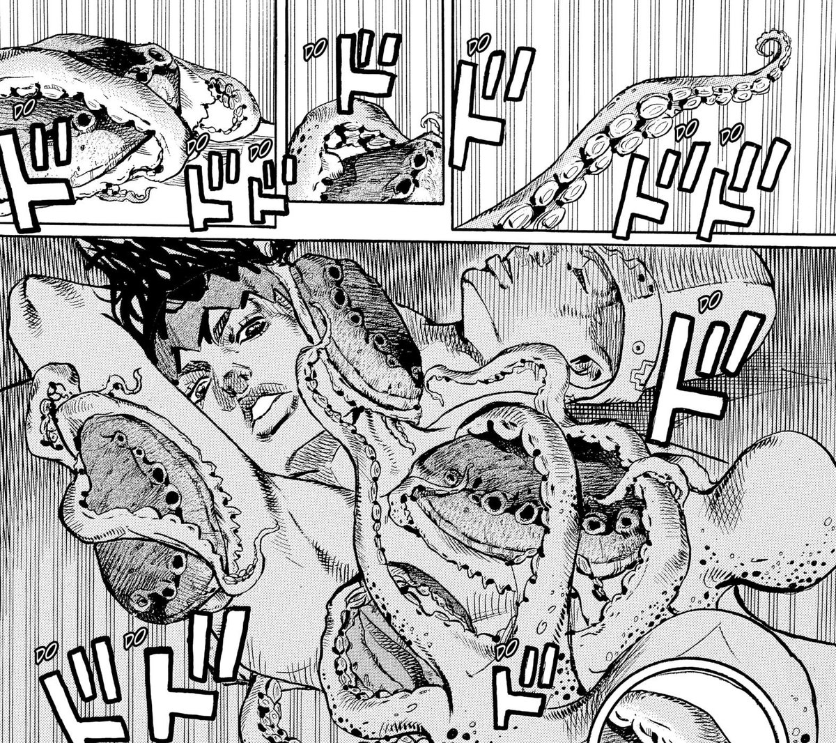 jjbatl's tweet photo. August 15, 2000 (unconfirmed)

Rohan Kishibe and Tonio Trussardi go to the Hyogara Rocks to poach abalones. https://t.co/eHpbHkZF7w
