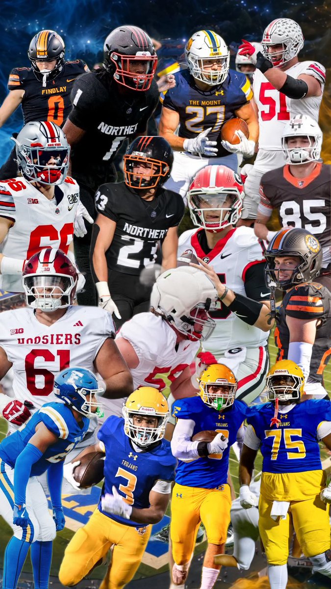 FootballFindlay's tweet photo. Good Luck to all our Trojan Alum heading off to College Camp this week!  We are so proud of you!  Go be great! #TrojanTrue #ALLIN 
💥🏈💥 @SonnyHines7 @Maysena2008 @_24lance @XavianGarcia70 https://t.co/hIm9gKVORi