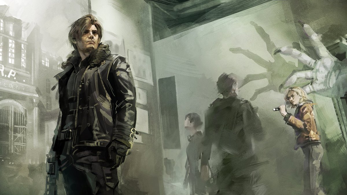 RENews_X's tweet photo. ❗️New official artwork of Leon S. Kennedy and Grace Ashcroft released by Capcom.

The artwork was created to announce the life-sized Leon S. Kennedy statue, which will be unveiled for the first time at THE WORLD OF BIOHAZARD 30th Anniversary Exhibition.

It has also been confirmed that the exhibition will feature a life-sized Grace Ashcroft statue.

😮Are you ready to see Leon in real life for the first time?